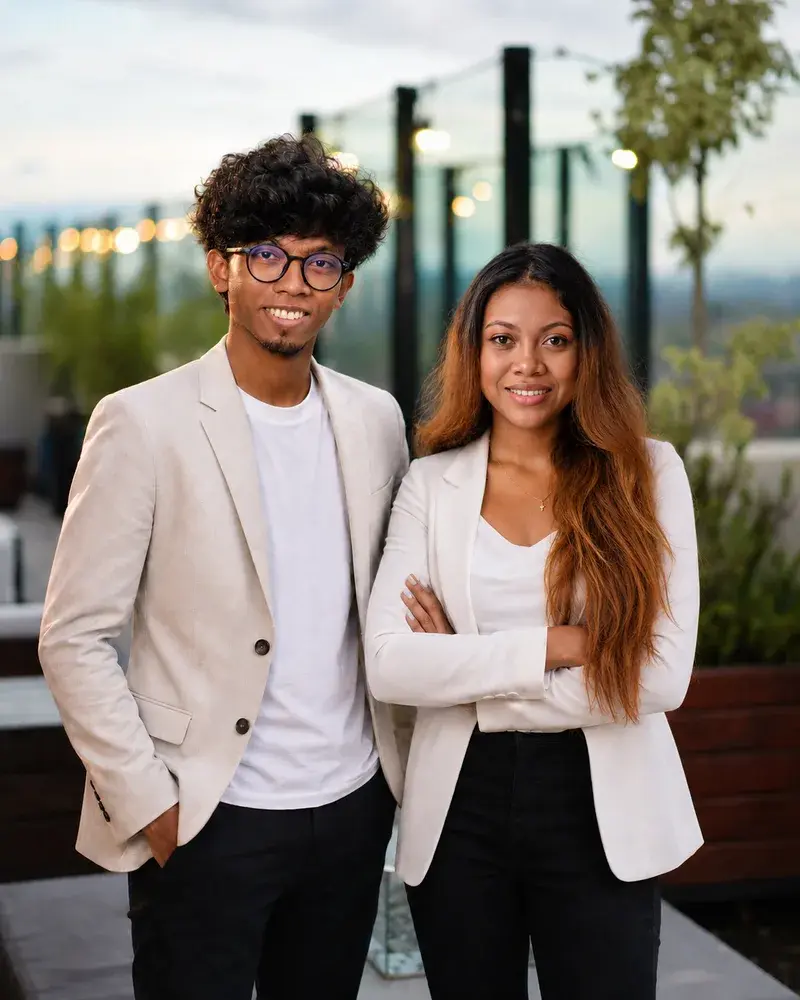 Frank & Fiderana - Fondateurs de SMART-UP Agency